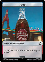 Food (0013) // Soldier (0004) Double-Sided Token [Fallout Tokens] - MTG Single