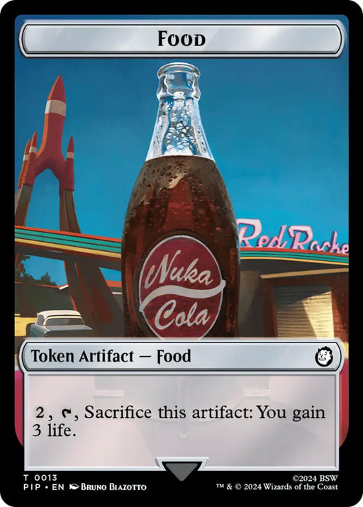 Food (0013) // Soldier (0004) Double-Sided Token [Fallout Tokens] - MTG Single