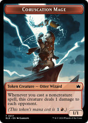Food // Coruscation Mage Double-Sided Token [Bloomburrow Tokens] - MTG Single