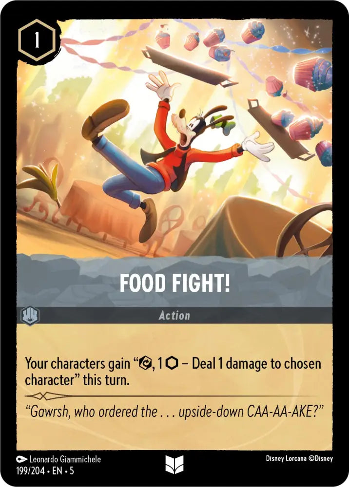 Food Fight! (199/204) [Shimmering Skies] - Lorcana Single