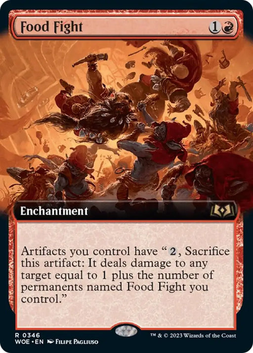 Food Fight (Extended Art) [Wilds of Eldraine] - MTG Single