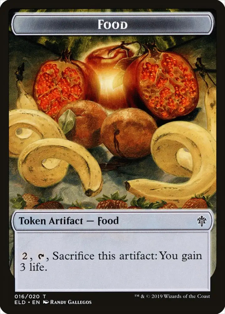 Food Token (016/020) [Throne of Eldraine Tokens] - MTG Single