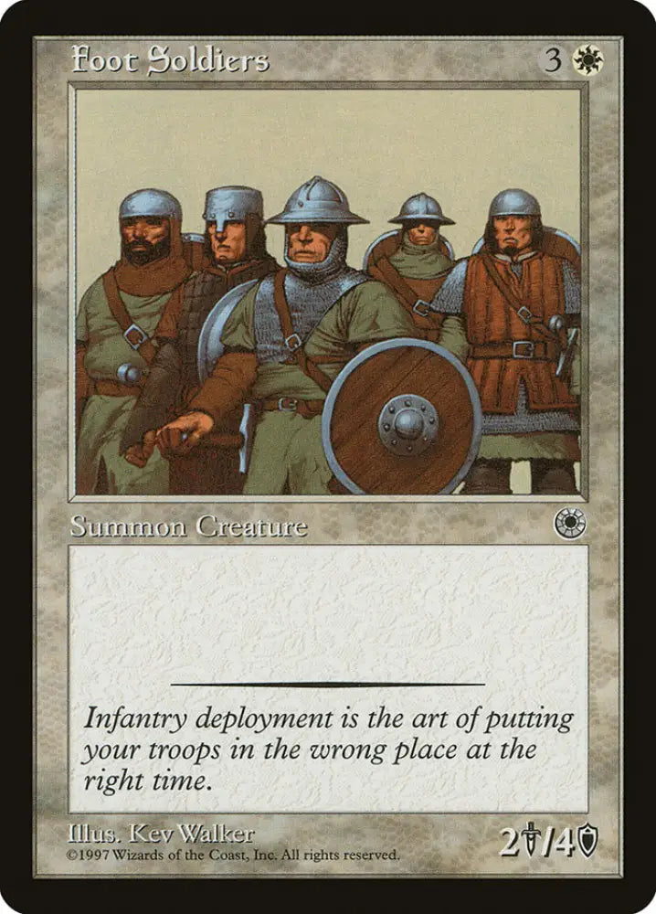 Foot Soldiers [Portal] - MTG Single