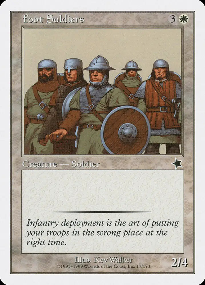 Foot Soldiers [Starter 1999] - MTG Single