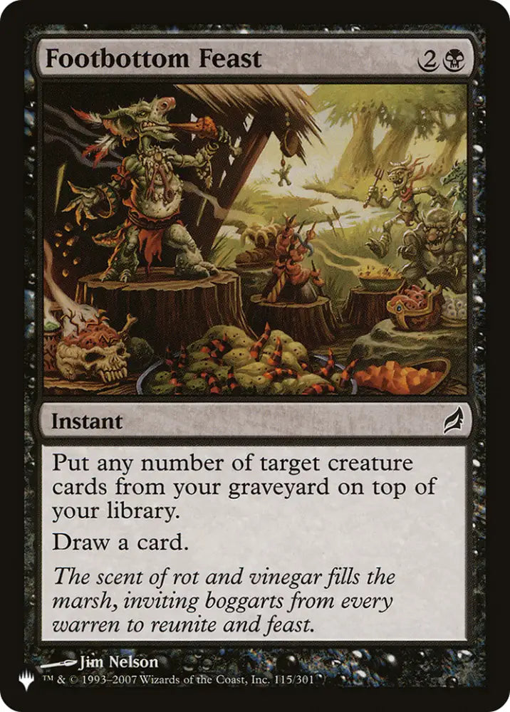 Footbottom Feast [The List] - MTG Single