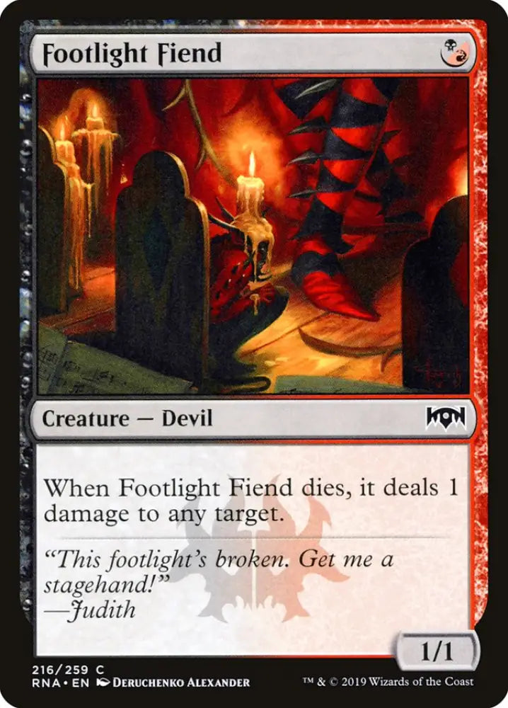 Footlight Fiend [Ravnica Allegiance] - MTG Single