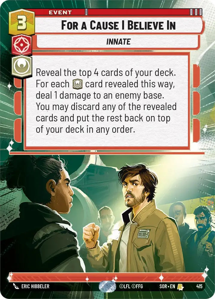 For A Cause I Believe In (Hyperspace) (415) [Spark of Rebellion] - Star Wars: Unlimited Single