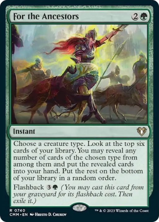For the Ancestors [Commander Masters] - MTG Single