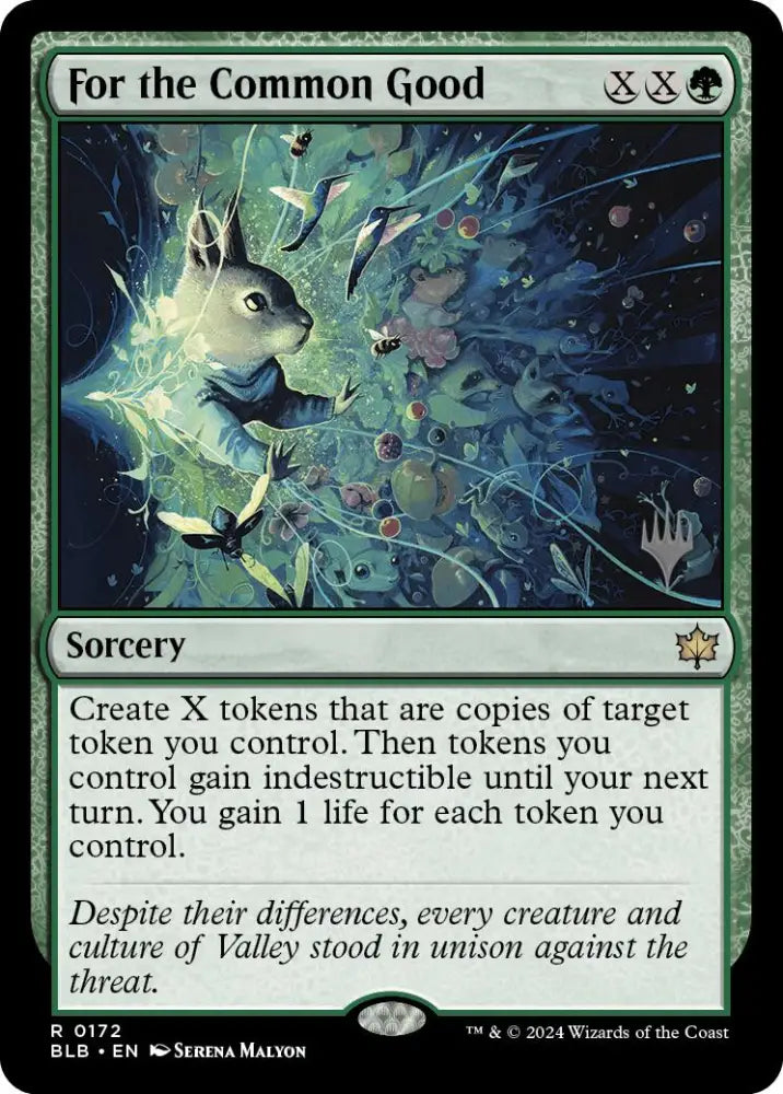 For the Common Good (Promo Pack) [Bloomburrow Promos] - MTG Single