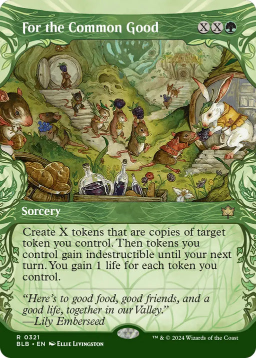 For the Common Good (Showcase) [Bloomburrow] - MTG Single