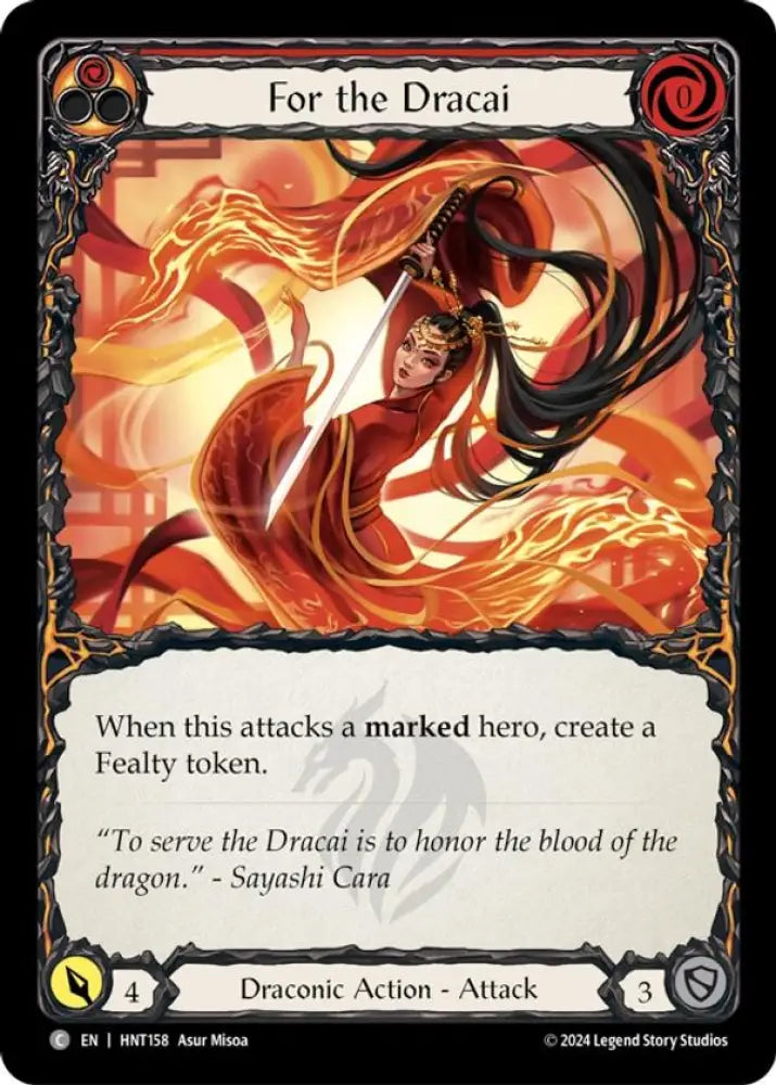For the Dracai [The Hunted] - Flesh And Blood Single
