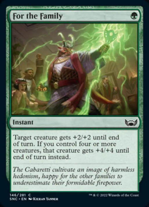 For the Family [Streets of New Capenna] - MTG Single