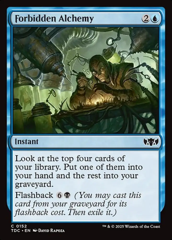 Forbidden Alchemy (152) [Tarkir: Dragonstorm Commander]