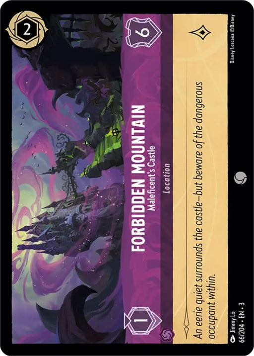 Forbidden Mountain - Maleficent’s Castle (66/204) [Into the Inklands] - Lorcana Single