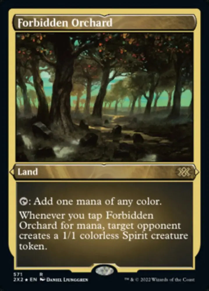 Forbidden Orchard (Foil Etched) [Double Masters 2022] - MTG Single