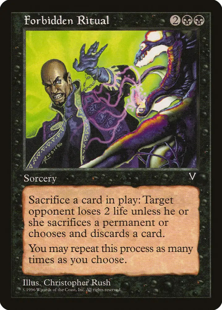 Forbidden Ritual [Visions] - MTG Single
