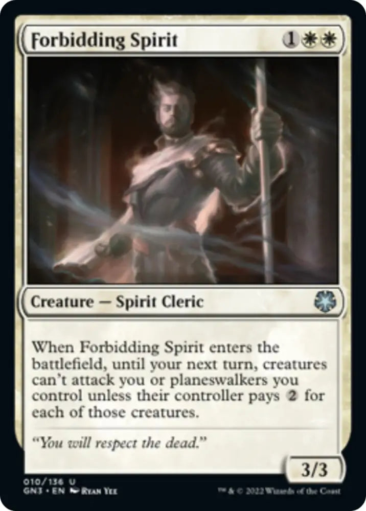 Forbidding Spirit [Game Night: Free-for-All] - MTG Single