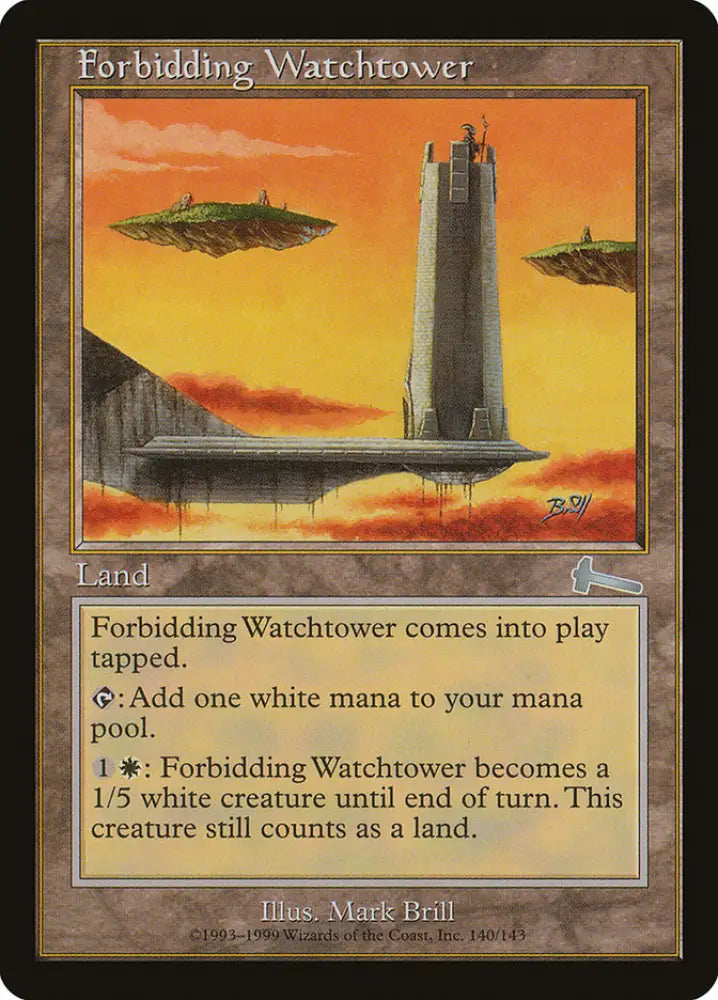 Forbidding Watchtower [Urza’s Legacy] - MTG Single
