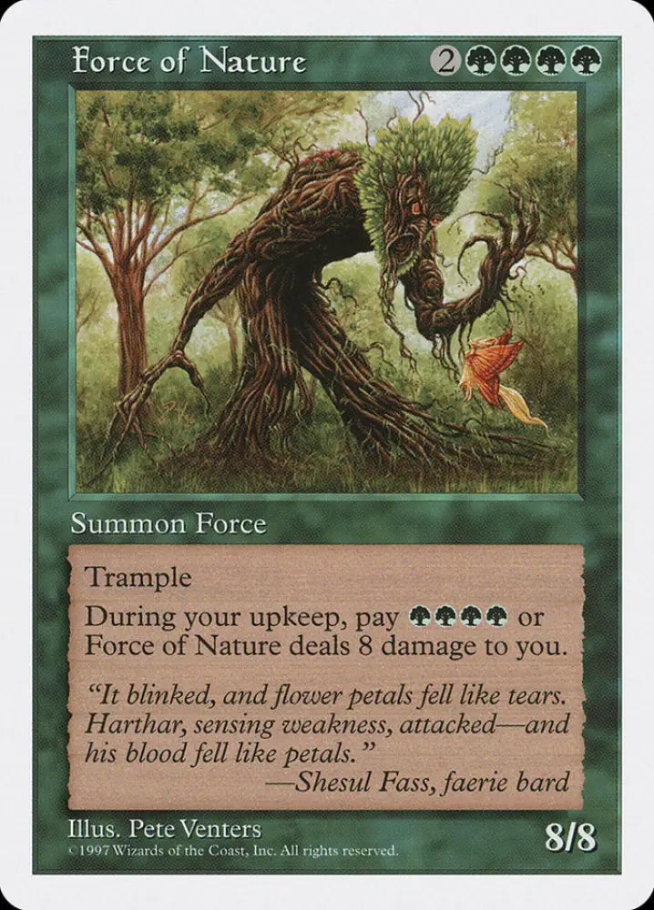 Force of Nature [Fifth Edition] - MTG Single