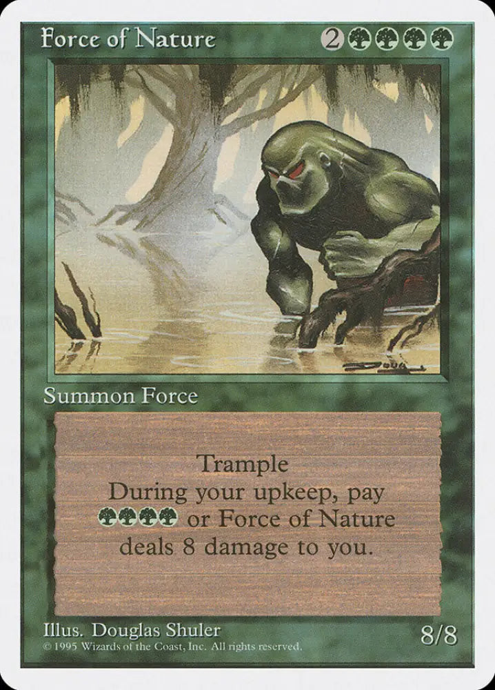 Force of Nature [Fourth Edition] - MTG Single