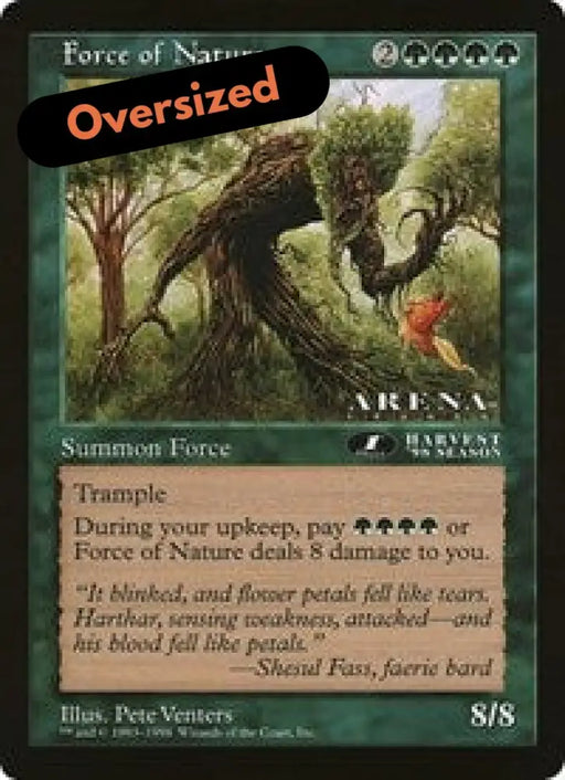 Force of Nature (Oversized) [Oversize Cards] - MTG Single