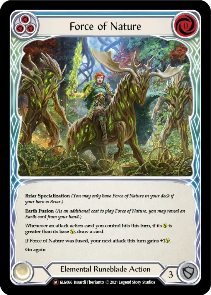 Force of Nature [Tales of Aria Unlimited] Unlimited Rainbow Foil - Flesh And Blood Single