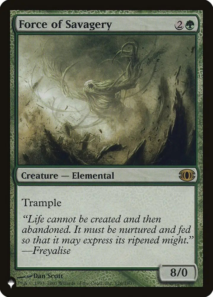Force of Savagery [The List] - MTG Single