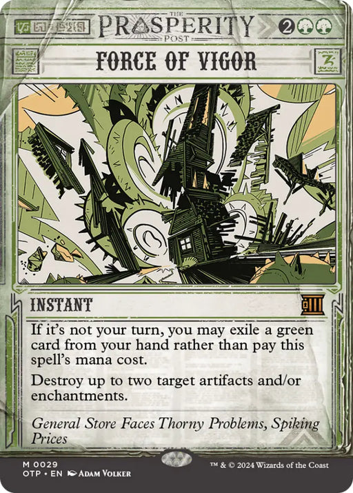 Force of Vigor [Outlaws of Thunder Junction: Breaking News] - MTG Single