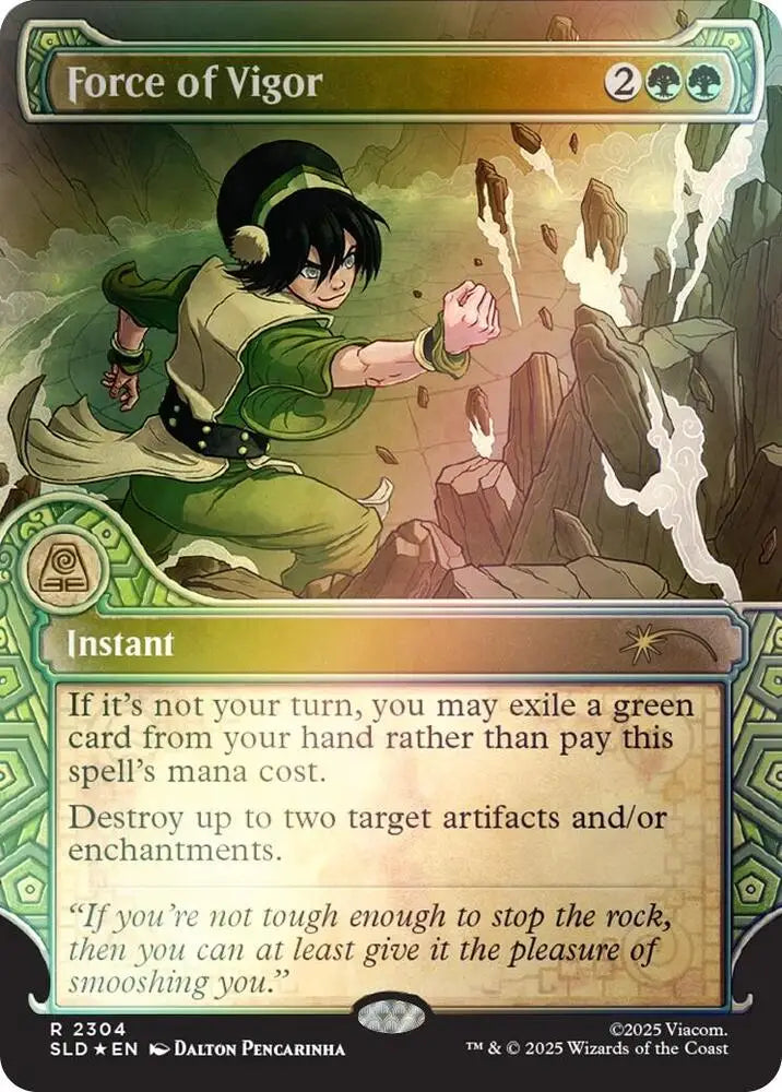 Force of Vigor (Rainbow Foil) (2304) [Secret Lair Drop]