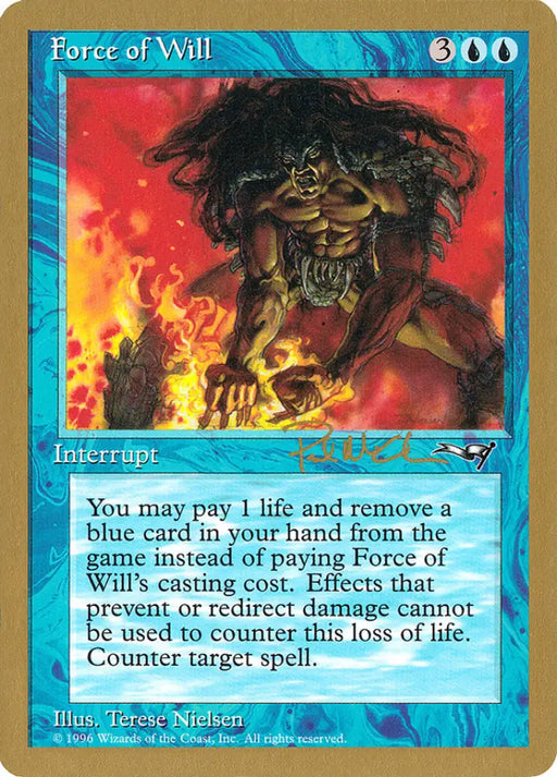 Force of Will (Paul McCabe) [World Championship Decks 1997] - MTG Single