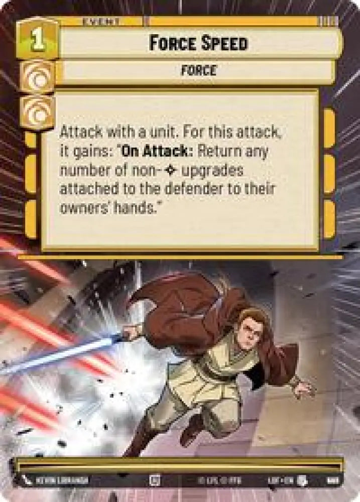 Force Speed (Hyperspace Foil) (945) [Legends of the Force]