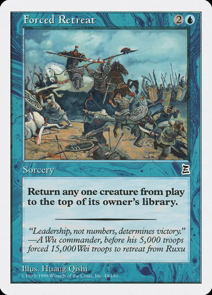 Forced Retreat [Portal Three Kingdoms] - MTG Single