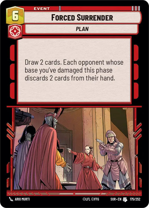 Forced Surrender (175/252) [Spark of Rebellion] - Star Wars: Unlimited Single