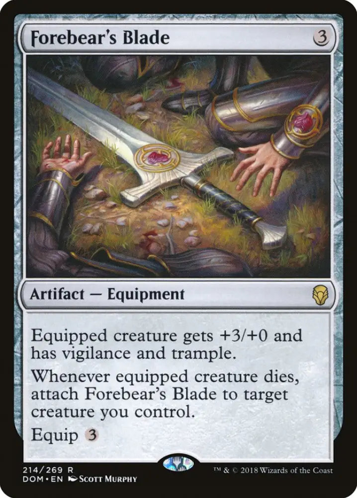 Forebear’s Blade [Dominaria] - MTG Single
