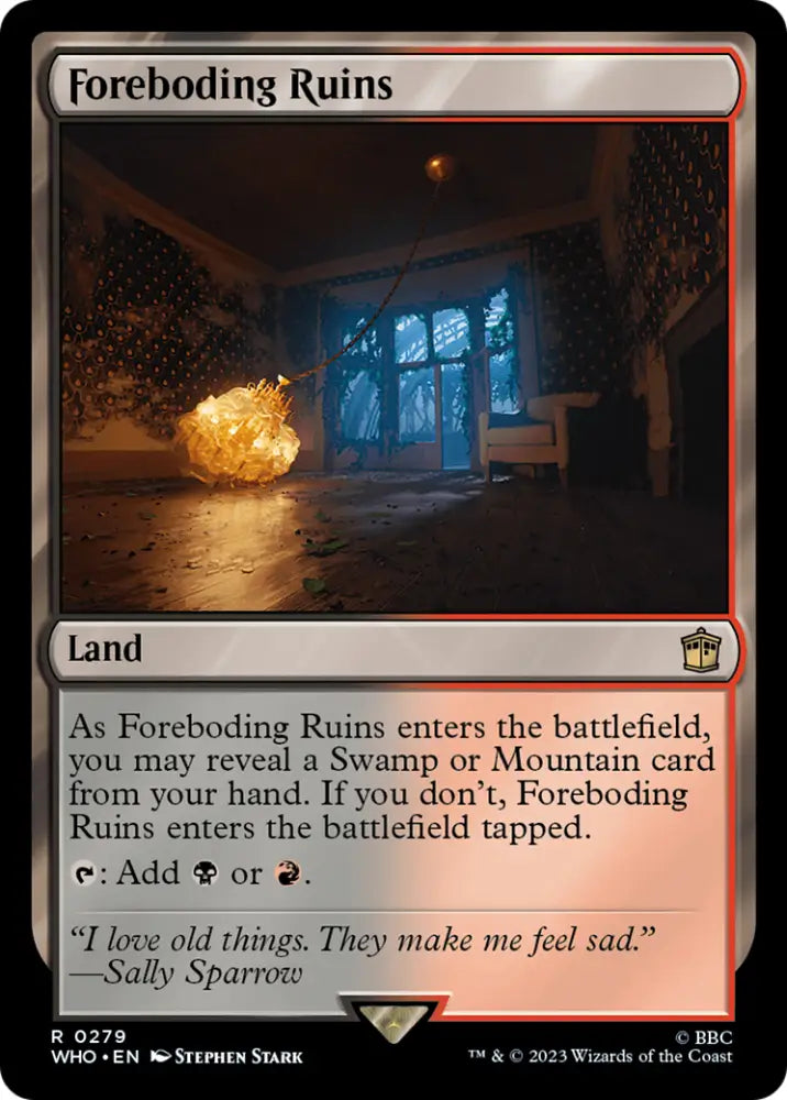Foreboding Ruins [Doctor Who] - MTG Single