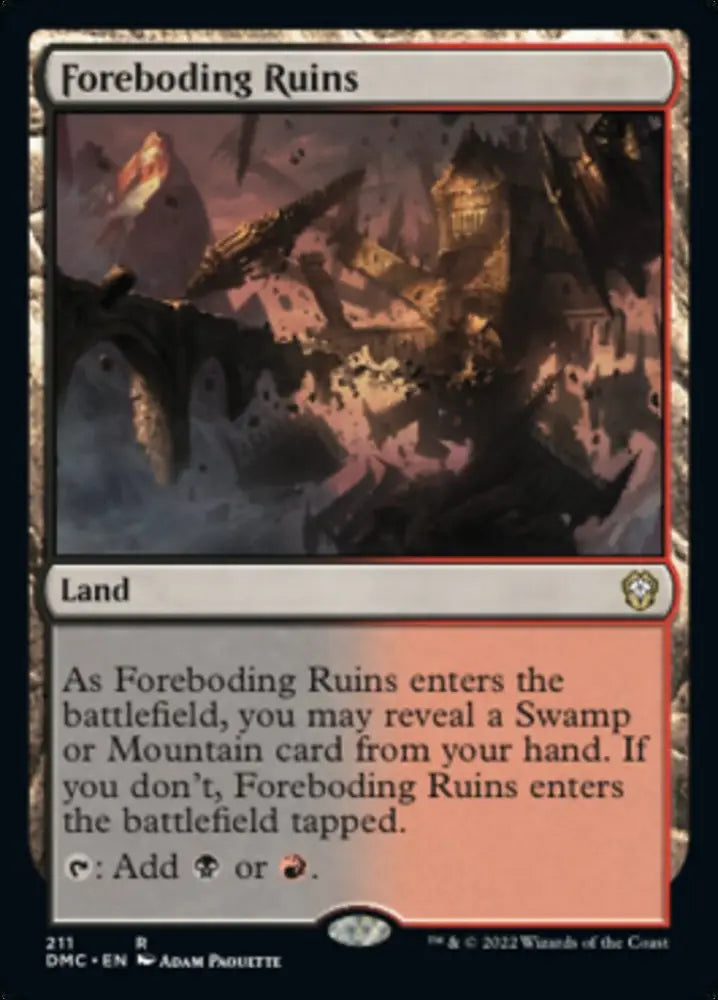 Foreboding Ruins [Dominaria United Commander] - MTG Single