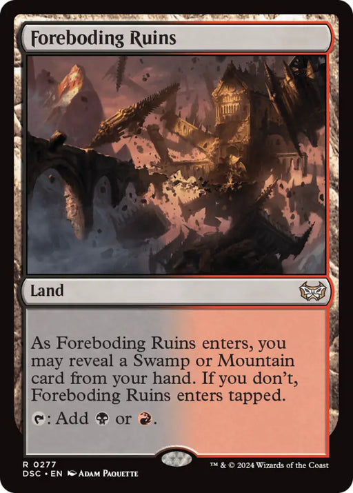 Foreboding Ruins [Duskmourn: House of Horror Commander] - MTG Single