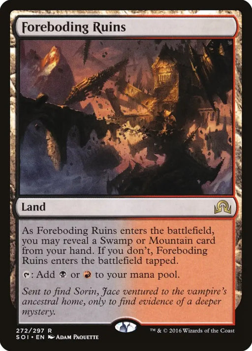 Foreboding Ruins [Shadows over Innistrad] - MTG Single