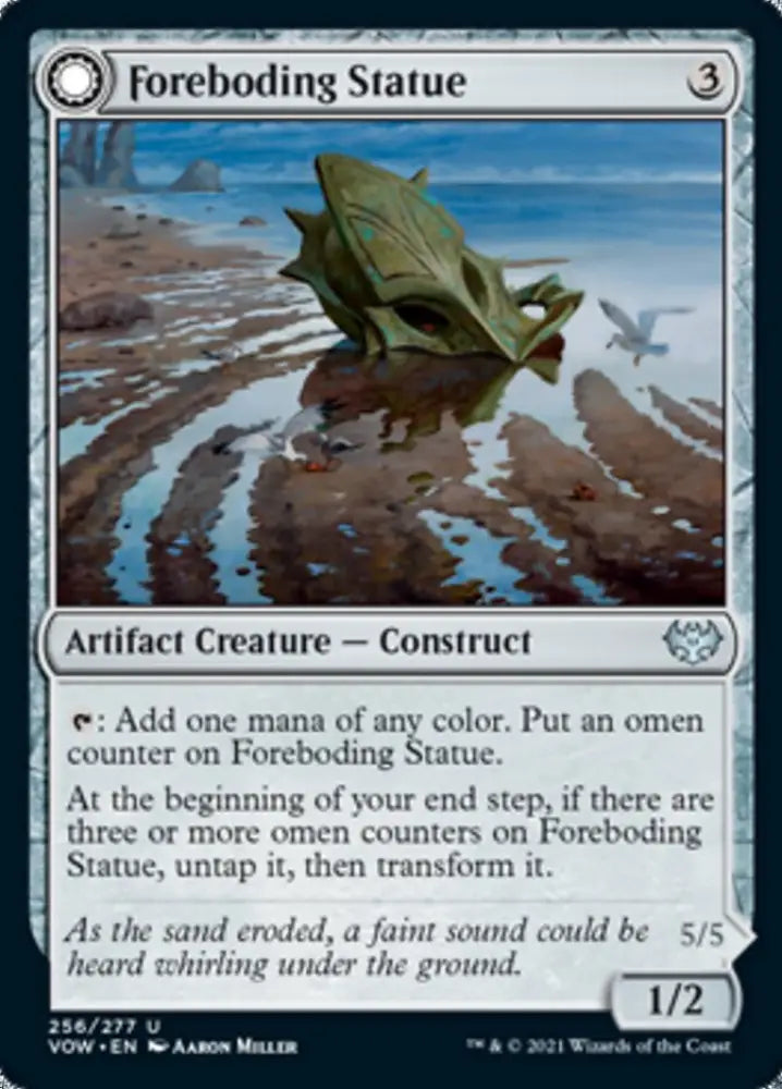 Foreboding Statue // Forsaken Thresher [Innistrad: Crimson Vow] - MTG Single