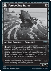 Foreboding Statue // Forsaken Thresher [Innistrad: Double Feature] - MTG Single