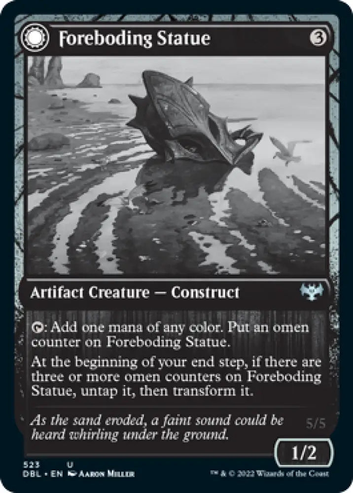 Foreboding Statue // Forsaken Thresher [Innistrad: Double Feature] - MTG Single