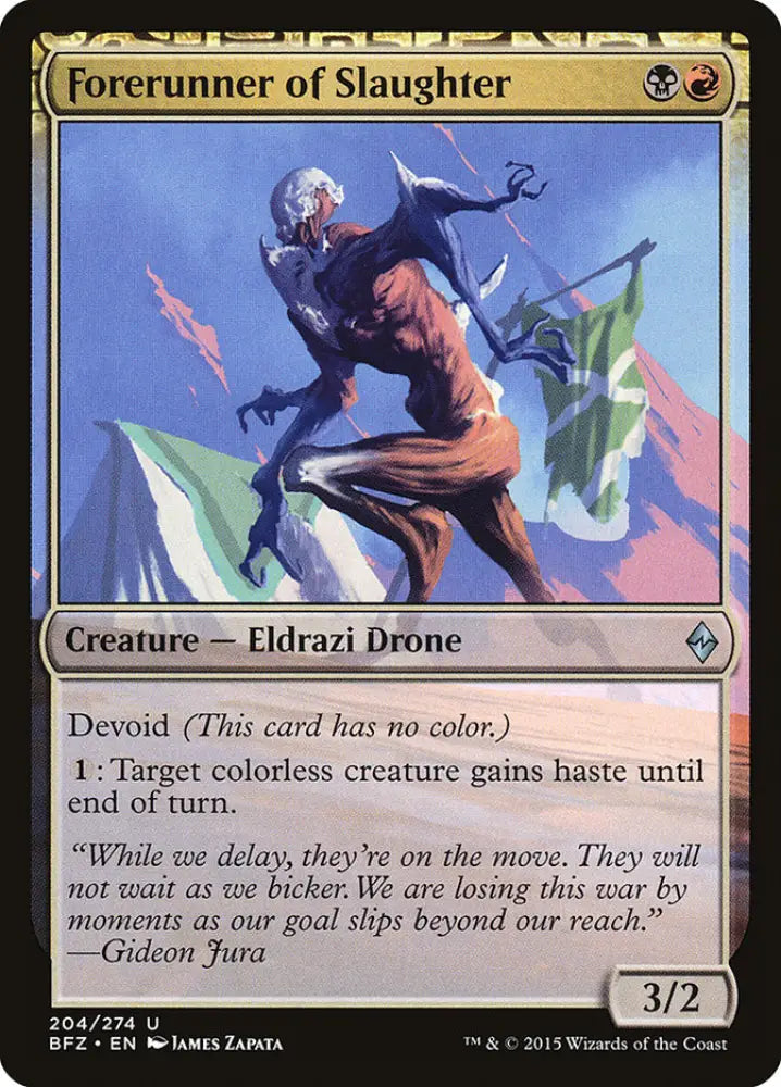 Forerunner of Slaughter [Battle for Zendikar] - MTG Single