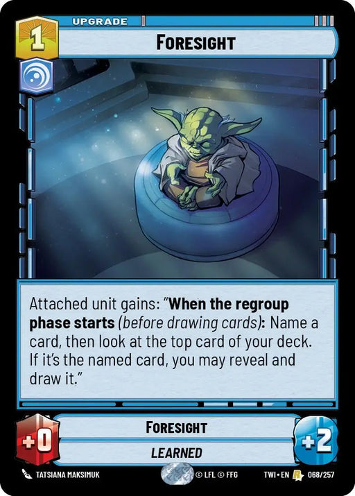 Foresight (068/257) [Twilight of the Republic] - Star Wars: Unlimited Single