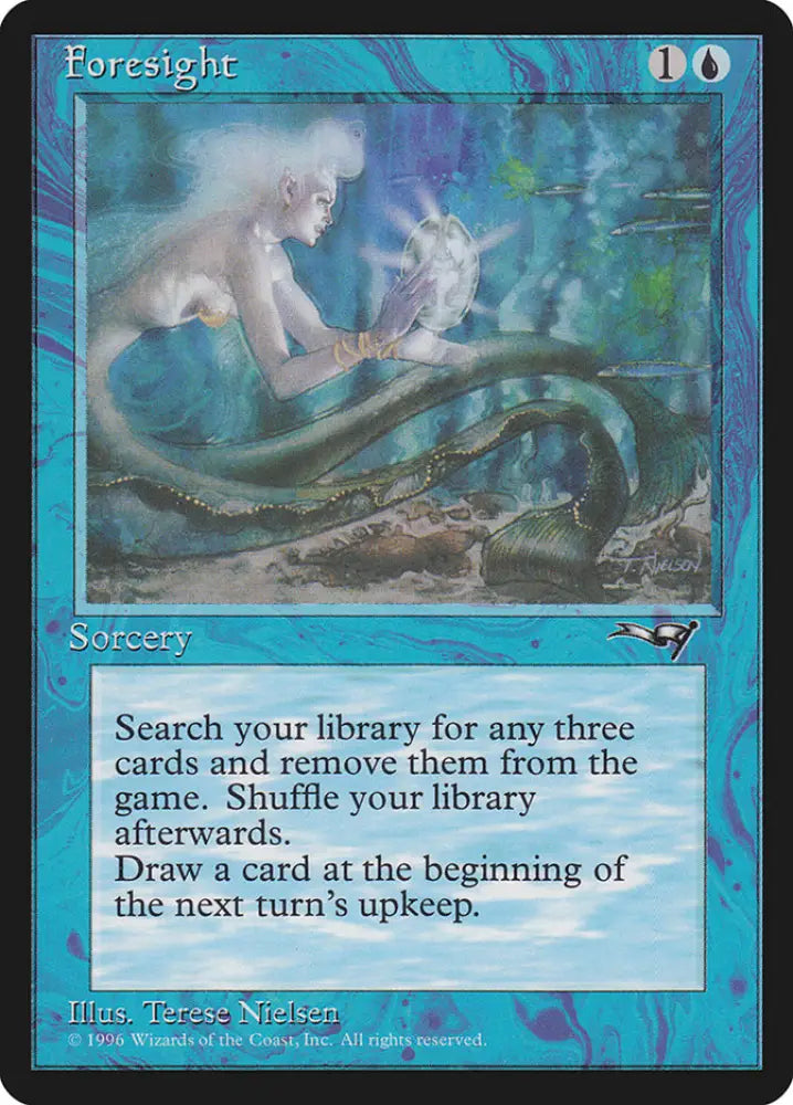 Foresight (Sea Floor) [Alliances] - MTG Single