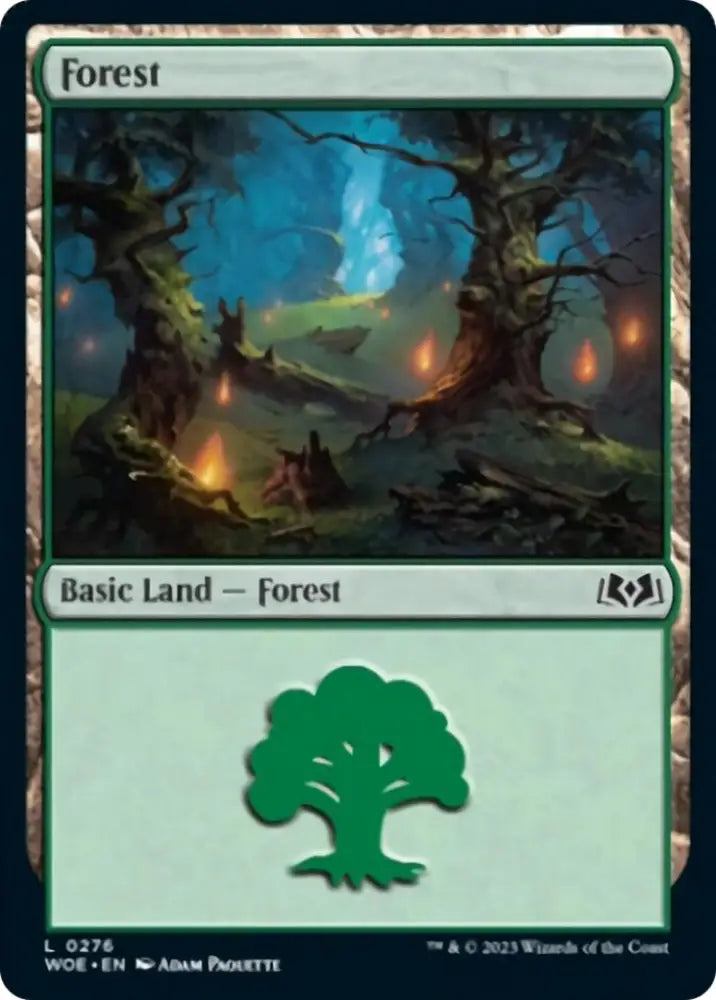Forest (0276) [Wilds of Eldraine] - MTG Single