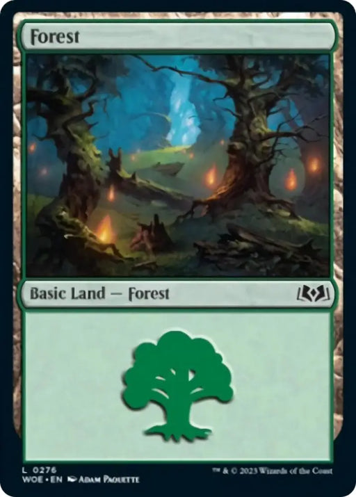 Forest (0276) [Wilds of Eldraine] - MTG Single