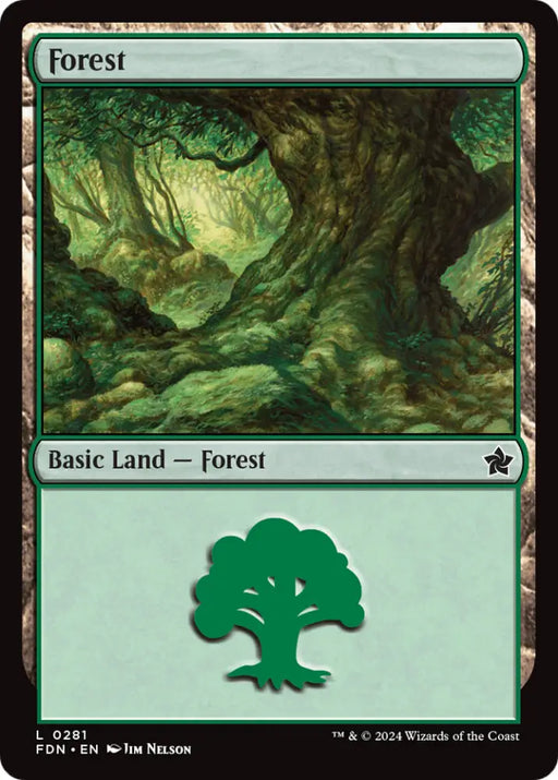 Forest (0281) [Foundations] - MTG Single