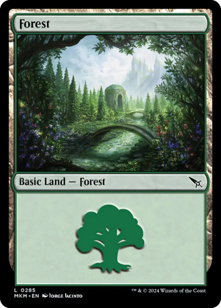 Forest (0285) [Murders at Karlov Manor] - MTG Single