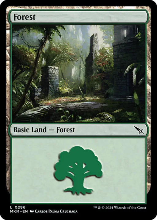 Forest (0286) [Murders at Karlov Manor] - MTG Single