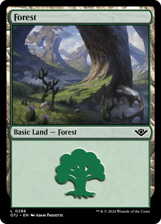 Forest (0286) [Outlaws of Thunder Junction] - MTG Single